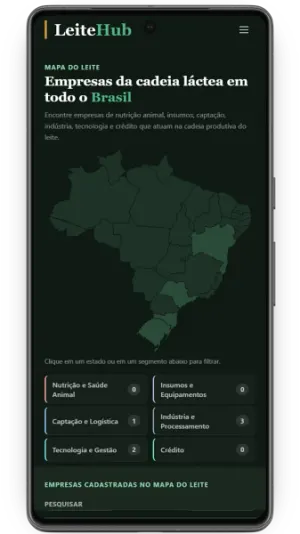 Prévia do Mapa do Leite no celular